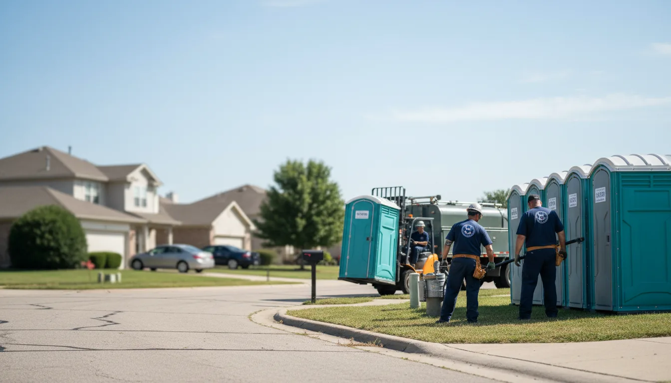 Porta Potty Rental in Harveysburg, OH near me